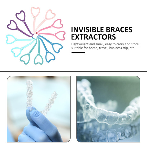 Aligner Chewie Remover Y Accesorios Para Ganchos, 12 Unidade