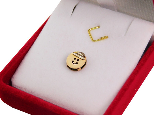 Dije Oro 18k Carita Pasante Joyeria Esponda