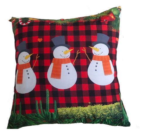 Funda De Almohada Con Estampado De Árbol Navidad 10 Piezas