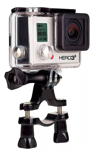 Suporte Bike Bicicleta Guidom Para Gopro Guidao Moto Selin Cor Preto