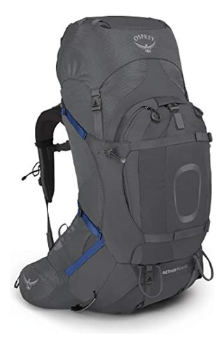 Osprey Aether Plus 60l Mochila Mochilera Hombre, Gris Eclips