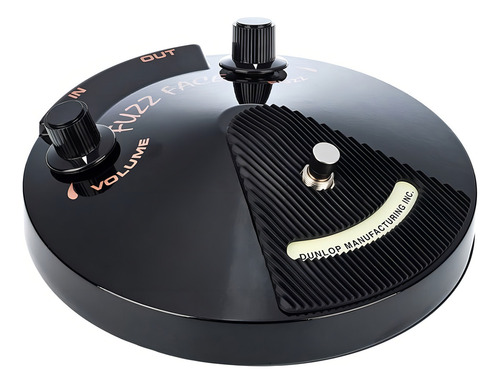 Pedal Jim Dunlop Joe Bonamassa Fuzz Face Jbf3bjsd Color Negro