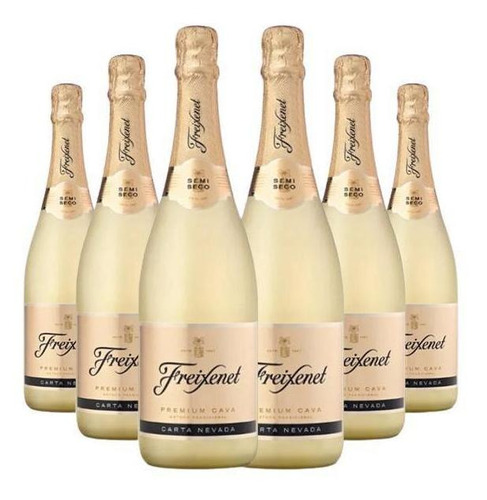 Espumante Freixenet Carta Nevada Demi Sec 6x750 Ml