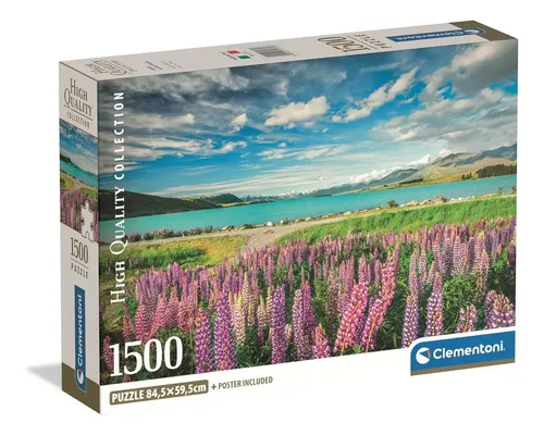 Rompecabezas 1500 Piezas Lago Tekapo Clementoni Para Adultos | Cuotas ...