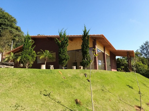 Imagem 1 de 14 de Chácara 4.000 M2, Casa Sede, Churrasqueira, Piscina + Piscina Infantil, Lago, Poço Artesiano, 3 Baias - Ch00104 - 69690800