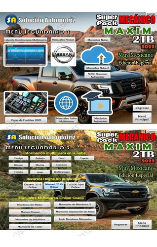 Pack Mecánico 2tb Automotriz Profesional +completo +actual