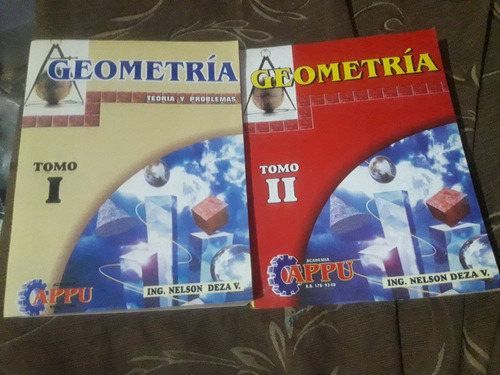 Libro Geometria 2 Tomos Nelson Deza Nivel Pre