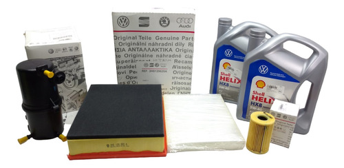 Kit Filtros Original+ Aceite Helix Hx8 5w40 8 Lts Vw Amarok 