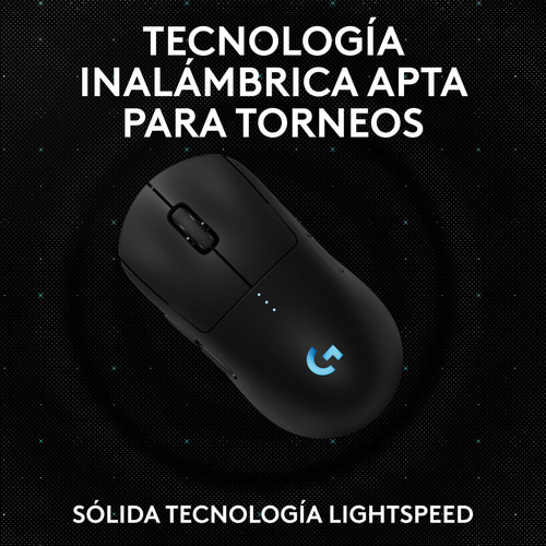 Mouse Inalámbrico Gamer Logitech G Pro 2 Lightspeed Negro