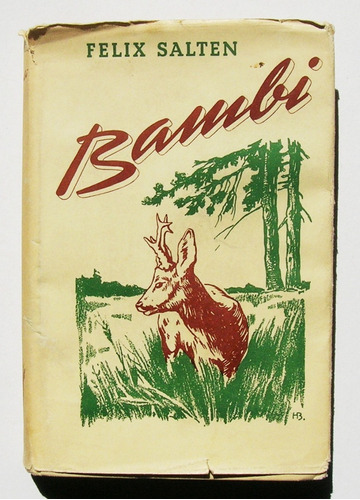 Felix Salten Bambi Libro Importado En Aleman, De 1940