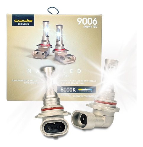 Lampada Ultra Led Nano Code 6000k H4 H7 H8 H9 H11 H16 Hb4