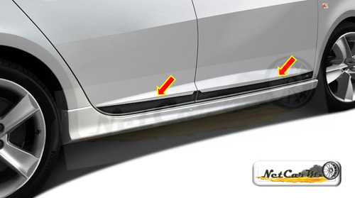 Molduras Inferiores Puertas Seat Ibiza 2010 2017 Originales