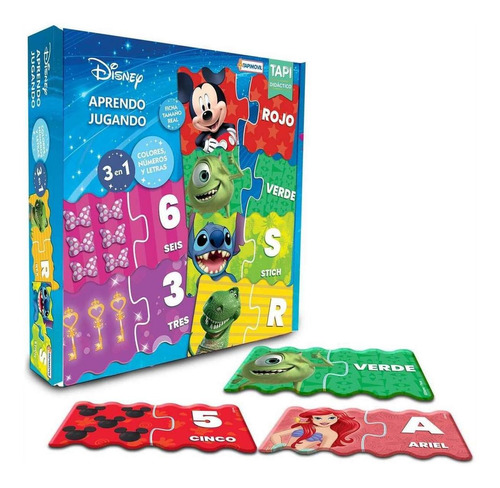 Aprendo Jugando Incluye 60 Piezas Dobles Disney Ploppy808696