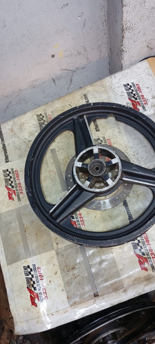 Roda Dianteira Liga Leve 3p Titan125 00/08 Freio Disco Andra Preto
