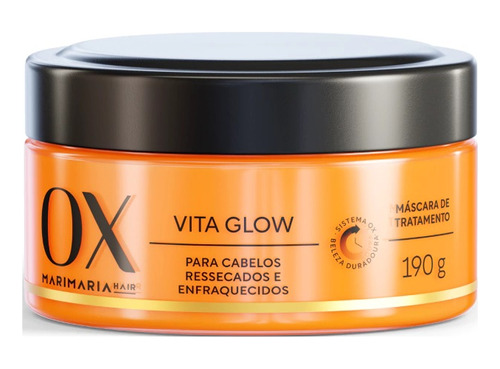 Máscara De Tratamento Ox Vita Glow Mari Maria Hair 190g