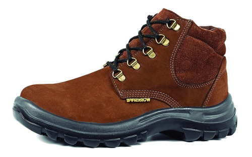 Botin Zapato Worksafe Seguridad Gamuza P/acero Nobuck N40-45