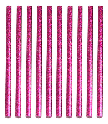 . Barras De Pegamento Termofusible De Color Rojo Rosa, 100