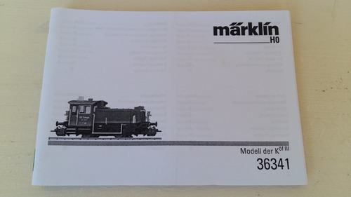 Manual Del Usuario Marklin Locomotora 36341 - Marklgh Al