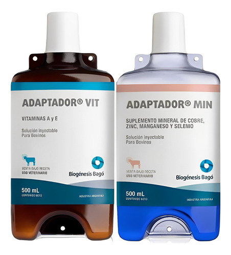 Promotor De Engorda Bovinos Kit Adaptadores Vit E Min 500ml
