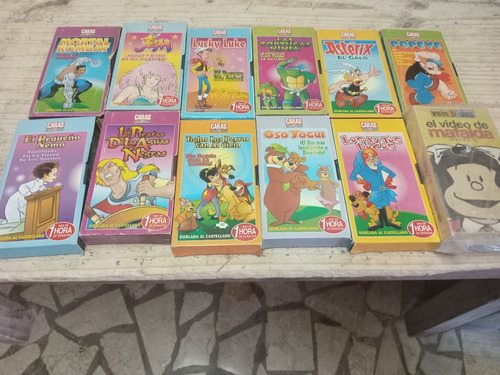 Lote Antiguo De Peliculas Infantiles En Vhs