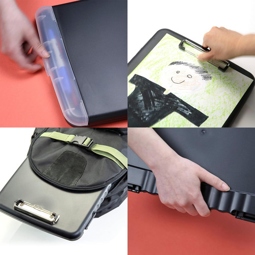 Clipboard Storage Box Blanco