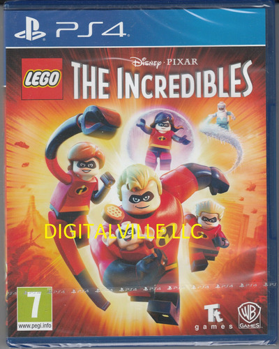 Lego The Incredibles Disney Pixar Ps4 Sony
