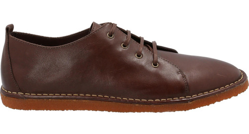 Zapatilla Cuero Hombre Corva Chocolate Rockford