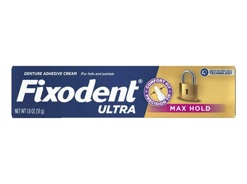 Crema Adhesiva Fixodent Max Hold