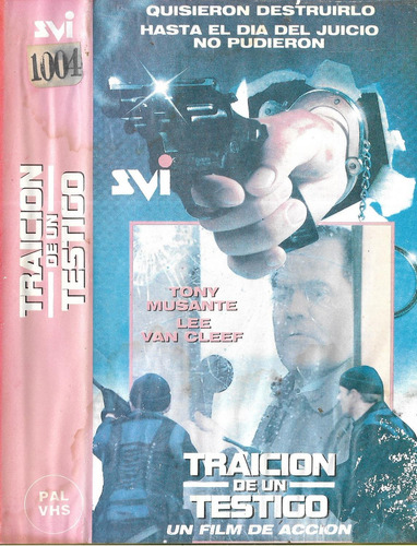 Traicion De Un Testigo Vhs Lee Van Cleef Tony Musante