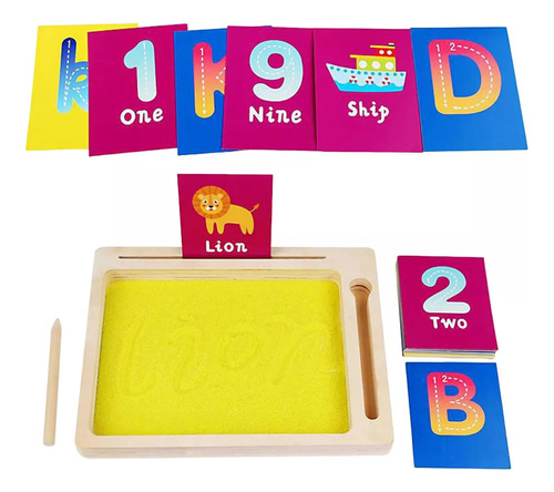 Mesa De Arena Educativa De Madera Infantil 1pcs