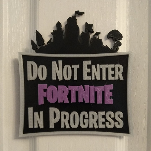 Cartel Fortnite Habitacion 3d Juego Play Xbox