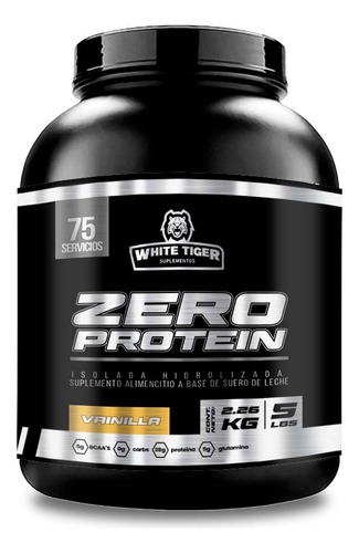 Proteína Zero Carbs 2.2 Kg Sabores 58 Serv Isoleid Blacktige Sabor Vainilla