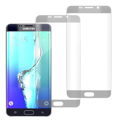 Cristal Curvo Para Galaxy S6 Edge Plus Sm-g928g Set 2 Piezas