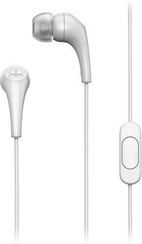 Fones de ouvido Motorola Earbuds 2- S In Ear 2022 Line Jack 3.5 brancos