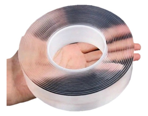 2 Piezas Magic Tape Nano Adhesivo Marco De Pegamento De Dobl