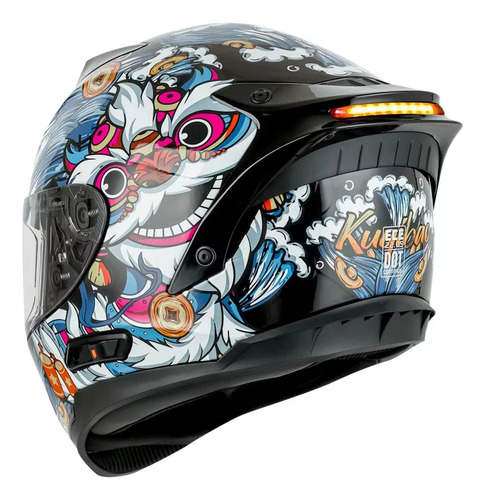 Casco Moto Certificado Ece22.06 Abatible Sft Els2 + Luz Led