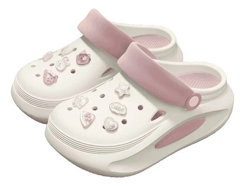 Sandalias De Mujer Con Fondo Grueso De Dibujos Animados, Tac