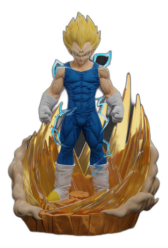 Estatua De Colección Majin Vegeta Para Fans