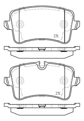 Pastilha De Freio Traseira Audi A7 Sportback Rs7 4.0 Quatt.