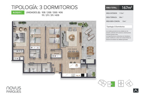 Novus Parques 3 Dormitorios Casa, Apartamento En Carrasco San Nicolas Barrio Parques En Venta