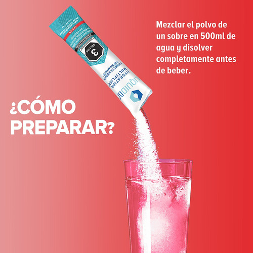 Liquid I.v. Bebida Hidratante Sabor Fresa 8 Sobres