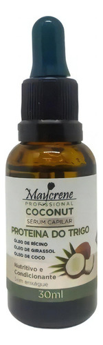 Sérum Capilar Coco E Proteína Do Trigo 30ml Maycrene