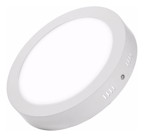 Lampara Panel Led Superficial Redonda 18w Luz Blanca 6500k