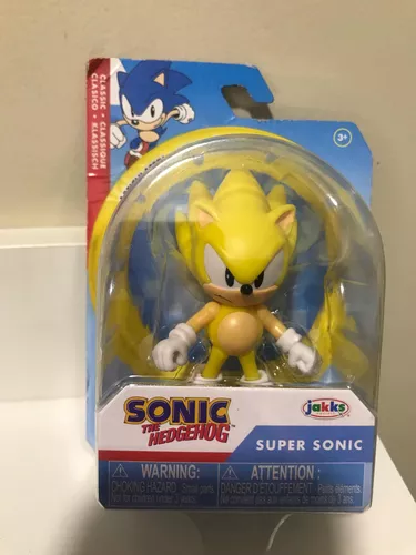 Boneco Articulado Super Sonic The Hedgehog - 7 cm - Jakks