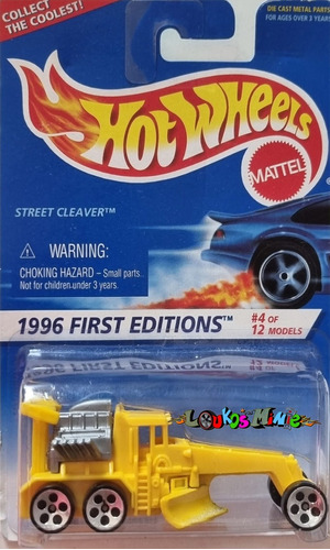 Hot Wheels Street Cleaver 1996 First Editions Roda W 5dot's