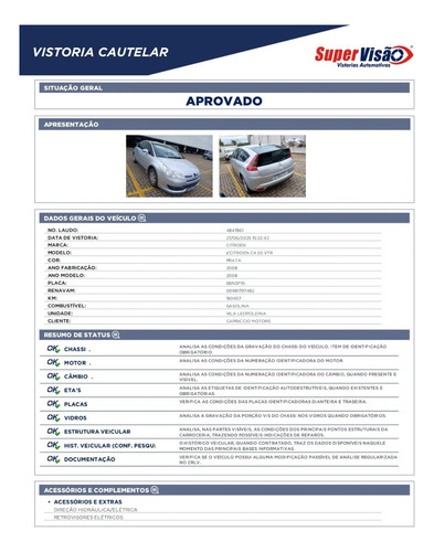 Citroën C4 2.0 Vtr 3p