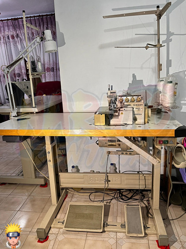 Máquina De Coser Industrial Overlock Singer 2842k