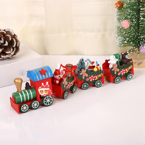 Adorno De Tren De Navidad, Decoración Navideña, Estatua C