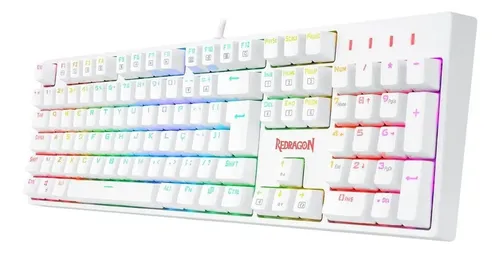 Teclado Gamer Redragon Surara Pro Rgb K582w-rgb-pro-pt-red Cor de