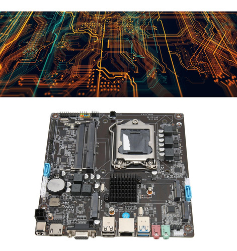 H81 Lga 1150 Placa Base, Canal Ddr3 Micro Itx Computer Mothe
